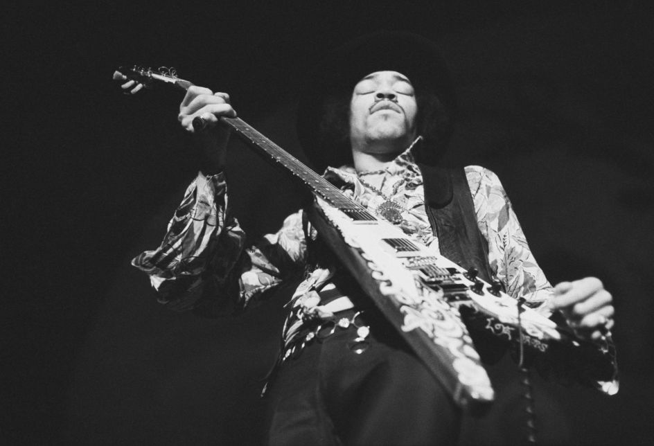 Baron Wolman, Jimi Hendrix, Gelatin silver print, 50.8 x 61 cm, © Baron Wolman | Iconic Images