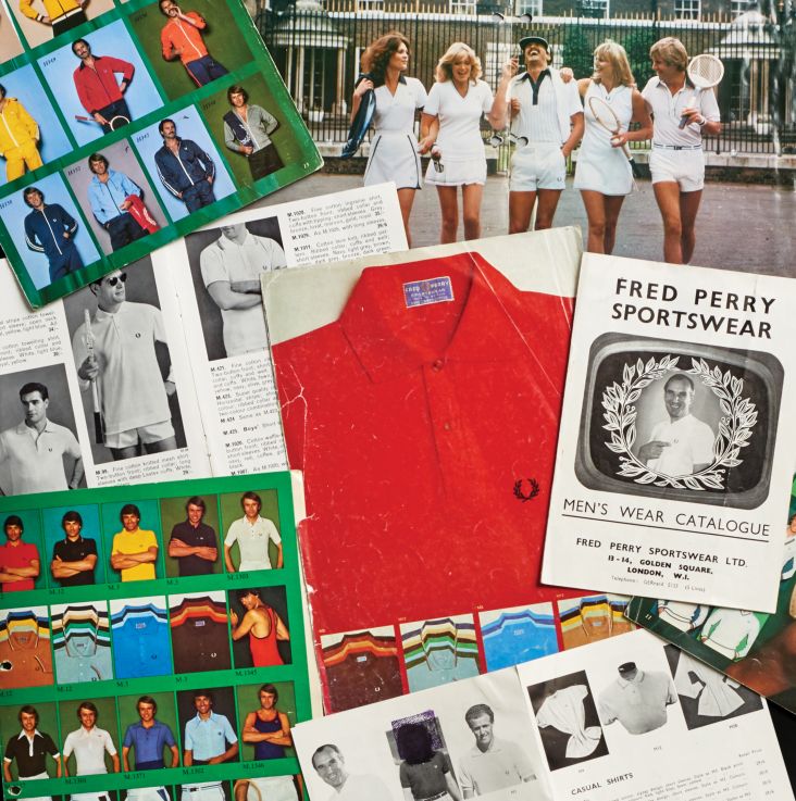 Vintage Fred Perry brochures / catalogues, 1950s 1970s. All images courtesy of Design Museum