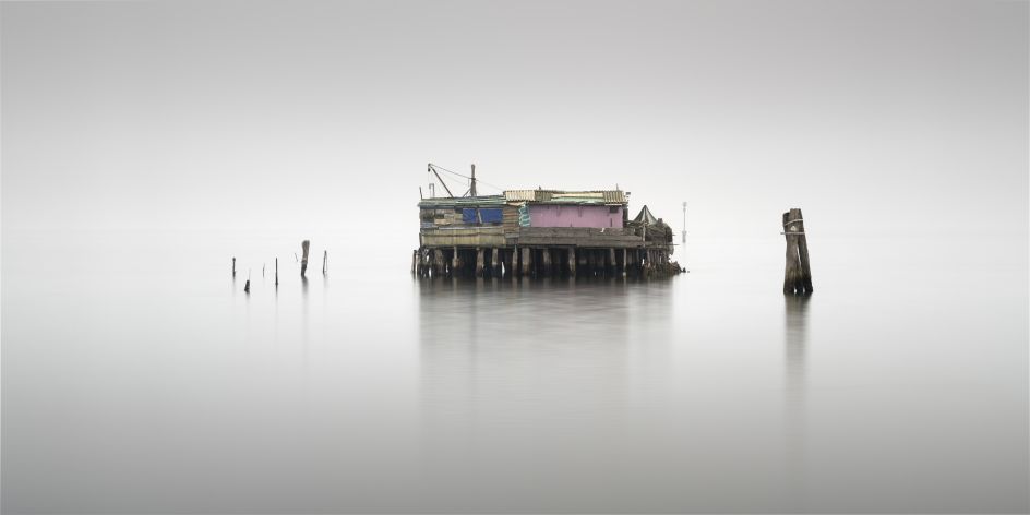 Casoni fishing huts. Copyright: © Rohan Reilly, Ireland, Shortlist, Professional, Landscape (Professional competition), 2018 Sony World Photography Awards