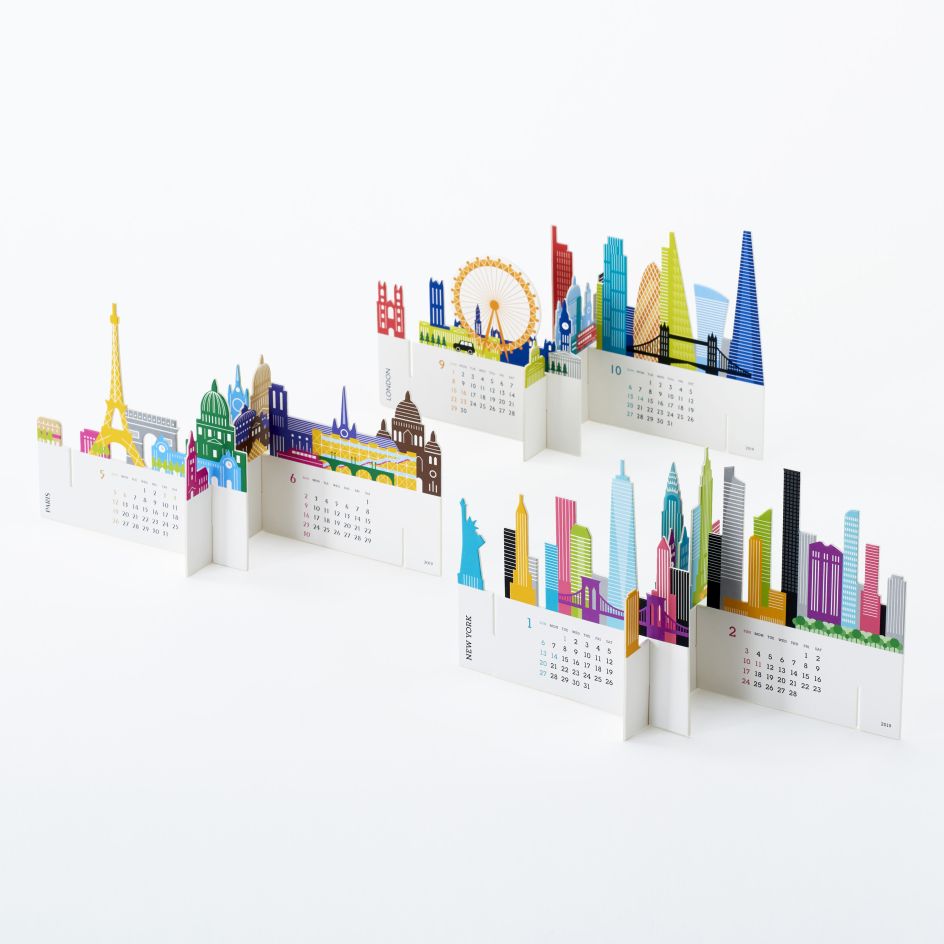 City Calendar by Katsumi Tamura is Winner in Graphics and Visual Communication Design Category, 2018 - 2019