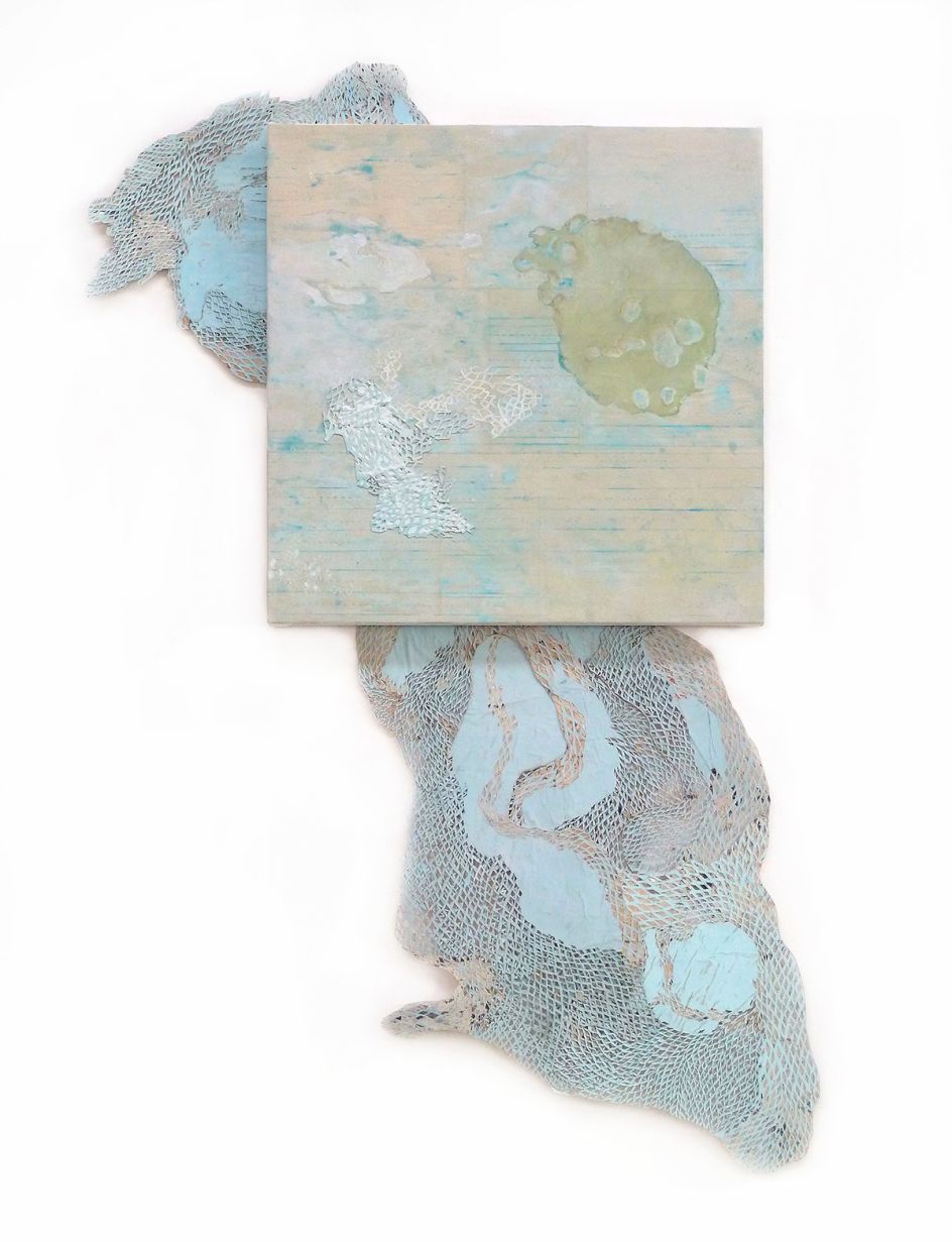 Ellen Gallagher Spoils 2011 Painting: Oil, pencil and paper on canvas Drawing: Gouache and cut paper Painting 61 × 61 cm Drawing 151 × 90 cm Image courtesy of Hauser & Wirth © Ellen Gallagher