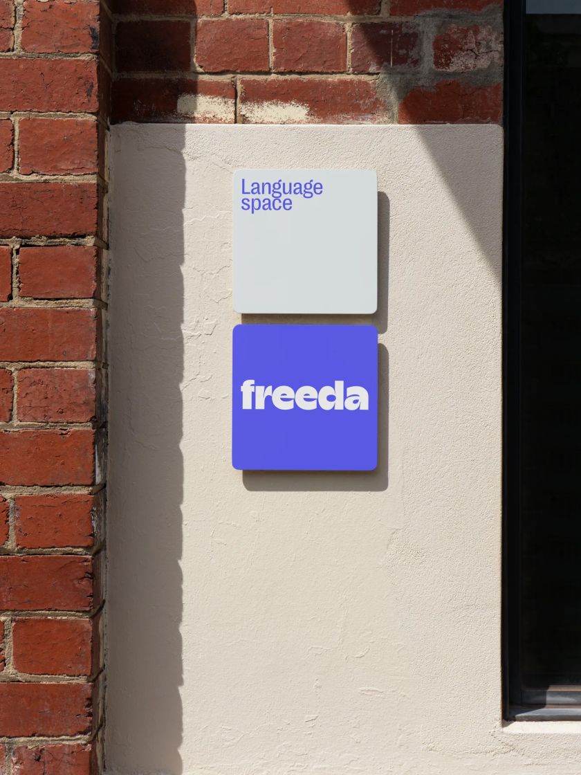 A new identity for Barcelona language school Freeda