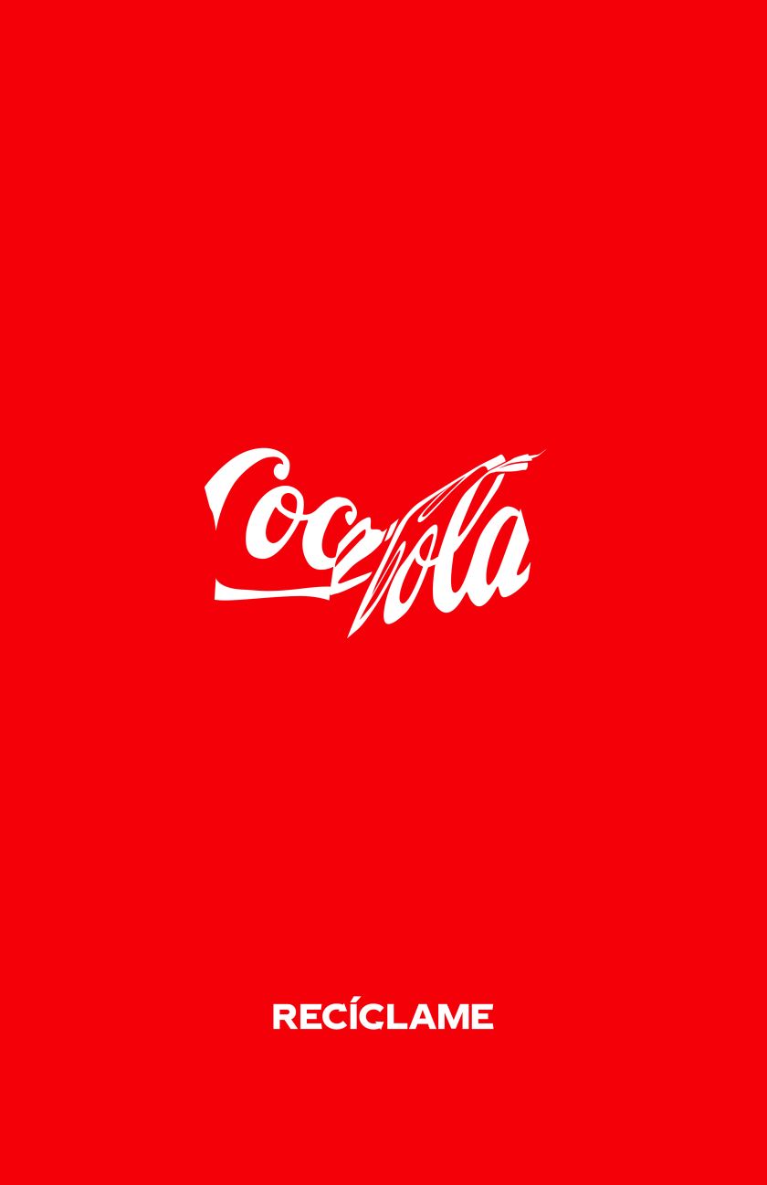 Coca-Cola pulls apart its iconic red-and-white logo to encourage recycling