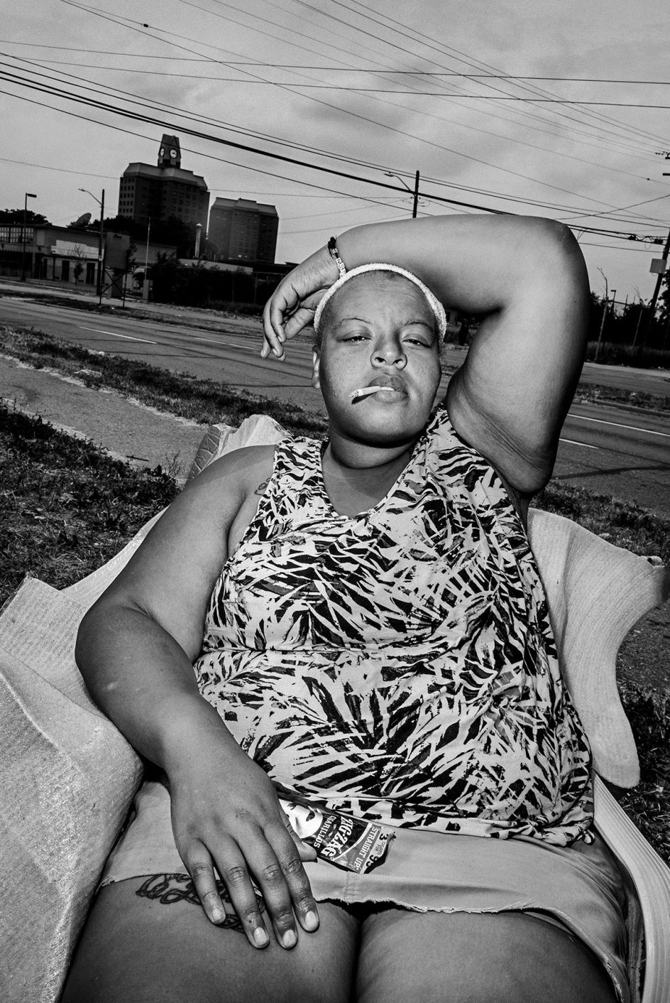 Untitled. Detroit, USA 2016 © Bruce Gilden / Magnum Photos