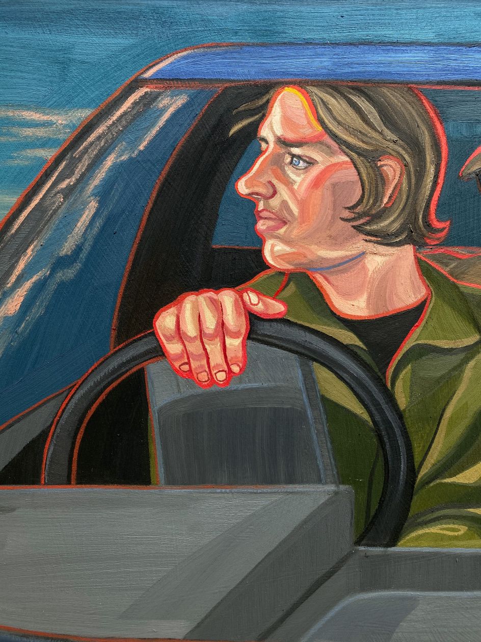 Park, 140 x 91cm, oil on canvas © Ania Hobson