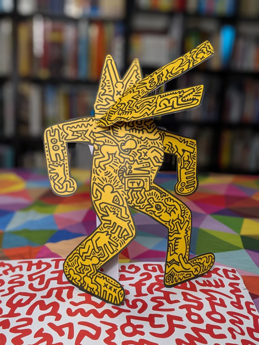 Keith Haring's iconic art is brought to life in a new pop-up book