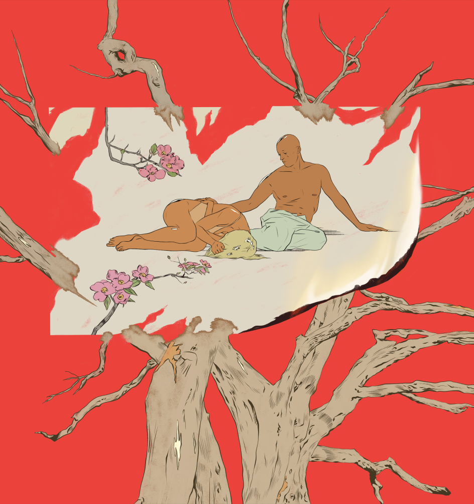 Her design background makes for powerful compositions