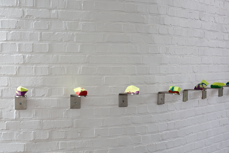 Richard Deacon, 2007, Some More For The Road, Pigmented acrylic resin, various dimensions, Courtesy of Richard Deacon and Middelheim Museum