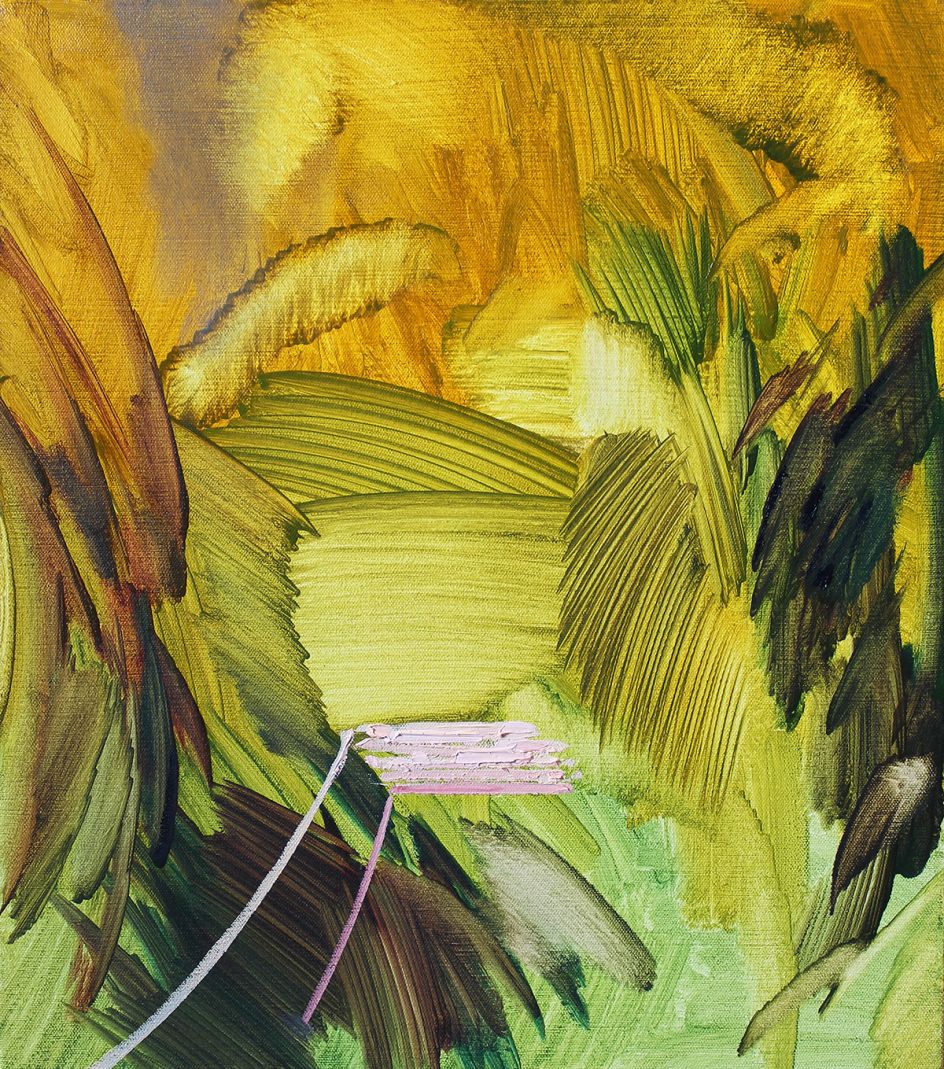 Scott Everingham, Laid Eyes 18 (2017), Oil on Canvas, 16x14