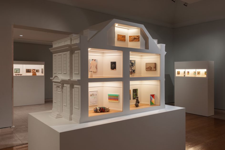 Installation views of ‘Masterpieces in Miniature: The 2021 Model Art Gallery’ at Pallant House Gallery. Photography: Rob Harris