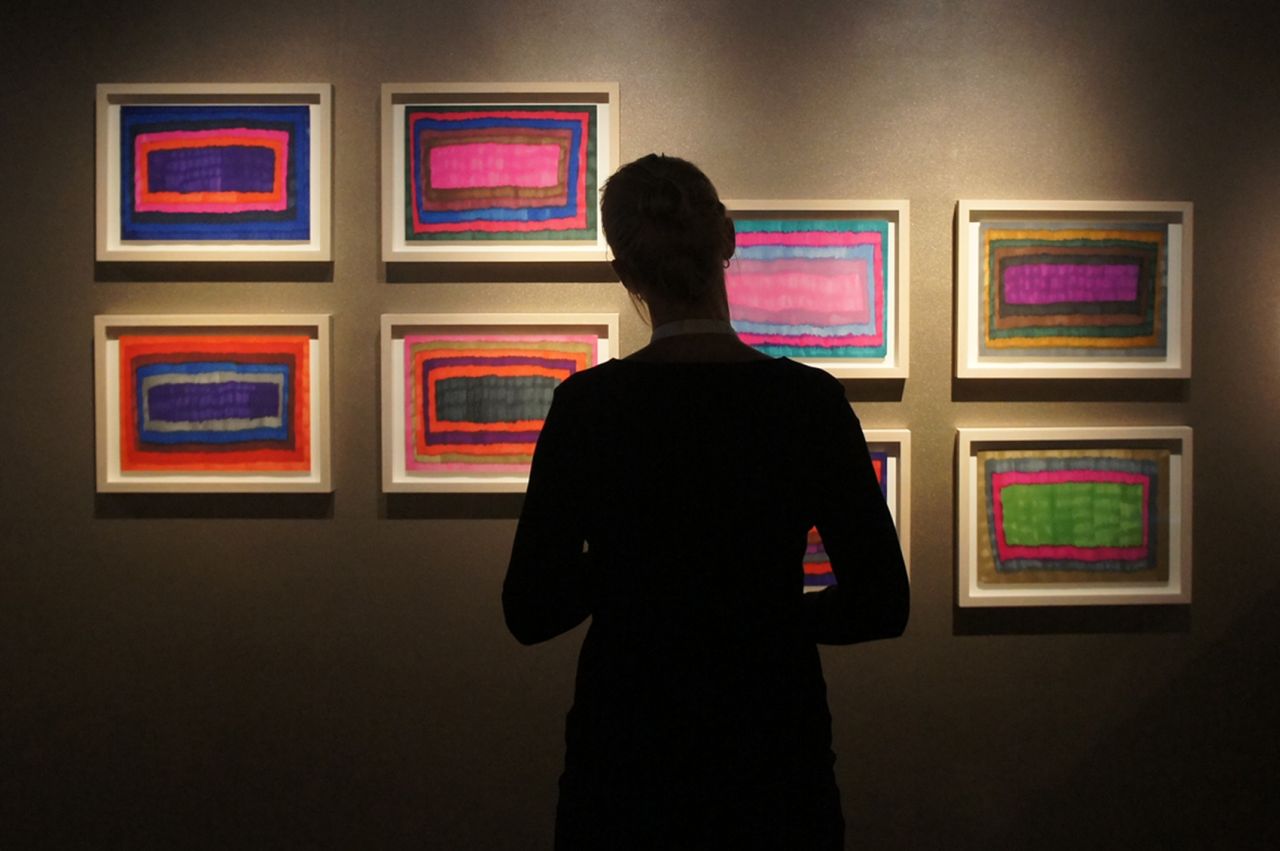 Opening of the China exhibition at the Outsider Art Museum, Amsterdam. Photo: Nina Bergh