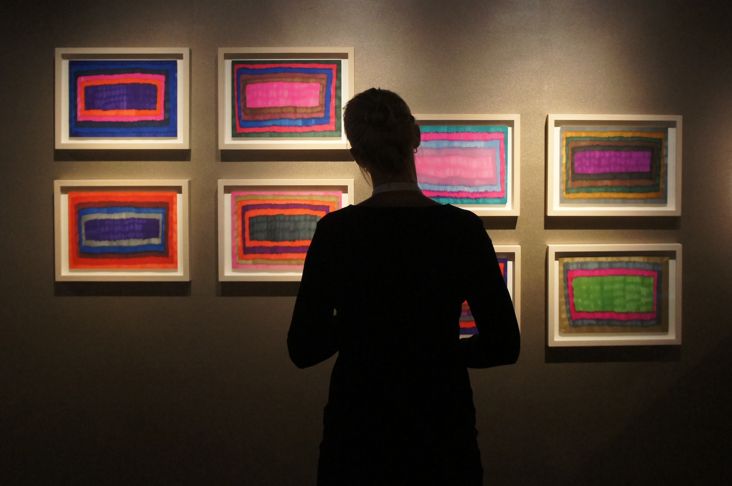 Opening of the China exhibition at the Outsider Art Museum, Amsterdam. Photo: Nina Bergh 