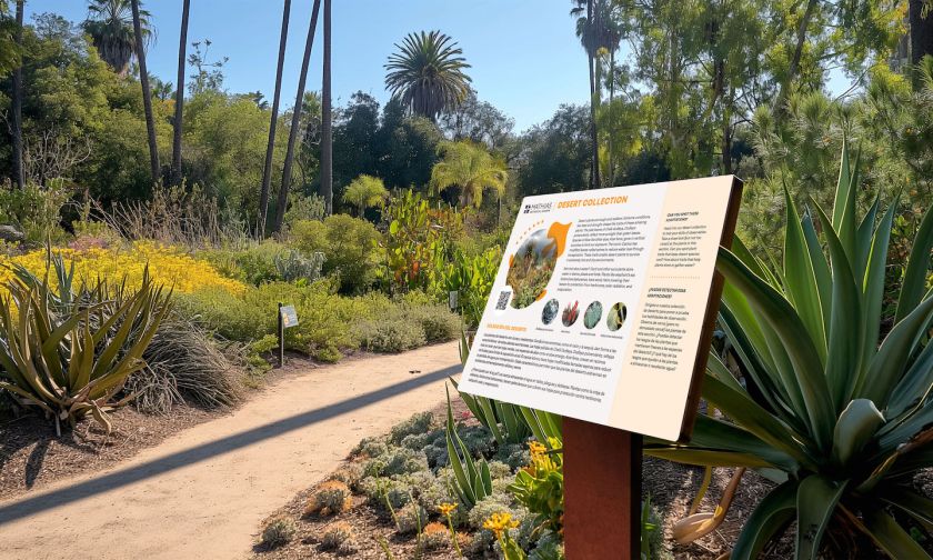 Native California flower informs UCLA Mathias Botanical Garden identity