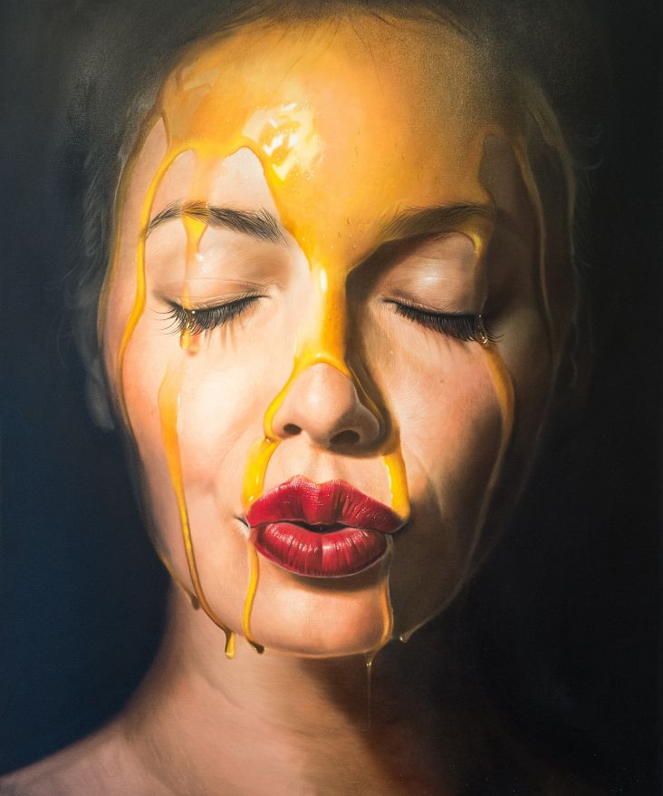 Mike Dargas, I disappear – Oil on canvas