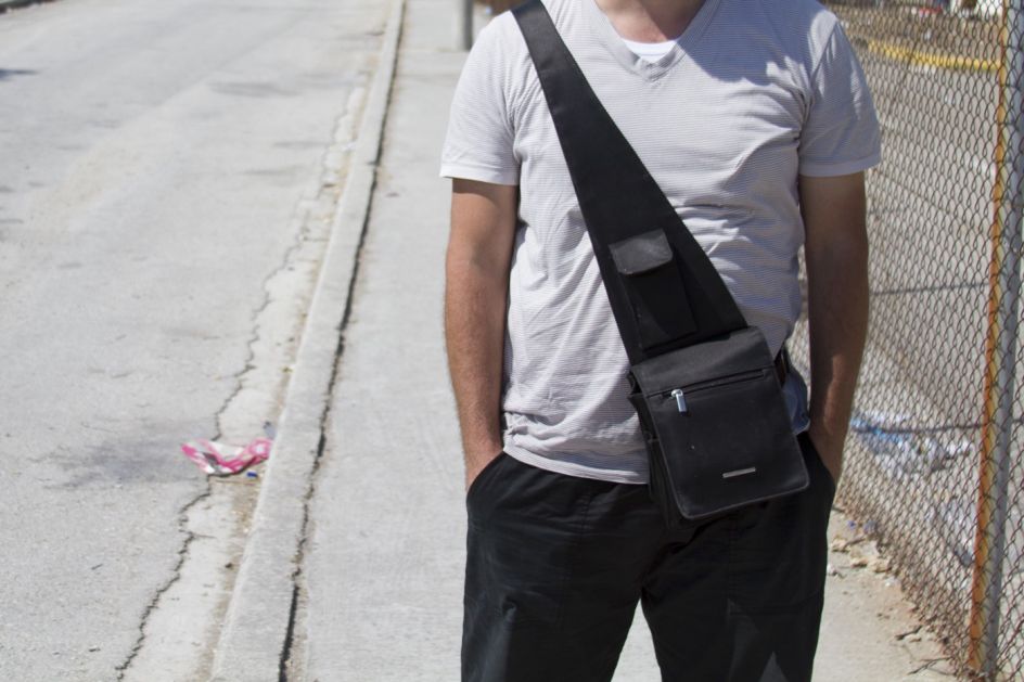 A pharmacist - anonymous. Aged 34 and from Syria