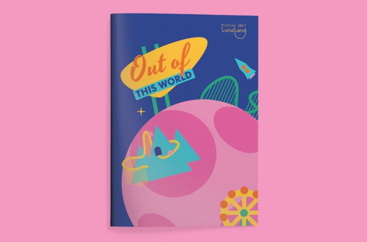 Luna Land Amusement Park by Milly Hilton. All images courtesy of Shillington and its students.