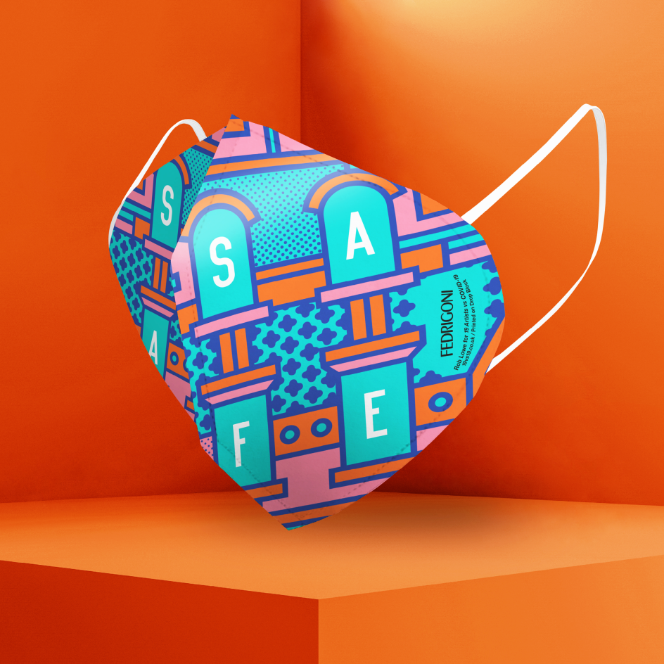 Face mask by Rob Lowe