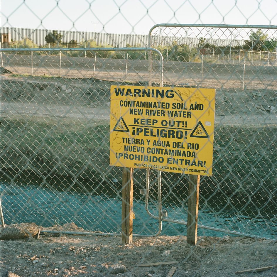New River entry to Calixico, Ca., from Mexicali, Mexico © Debbie Bentley