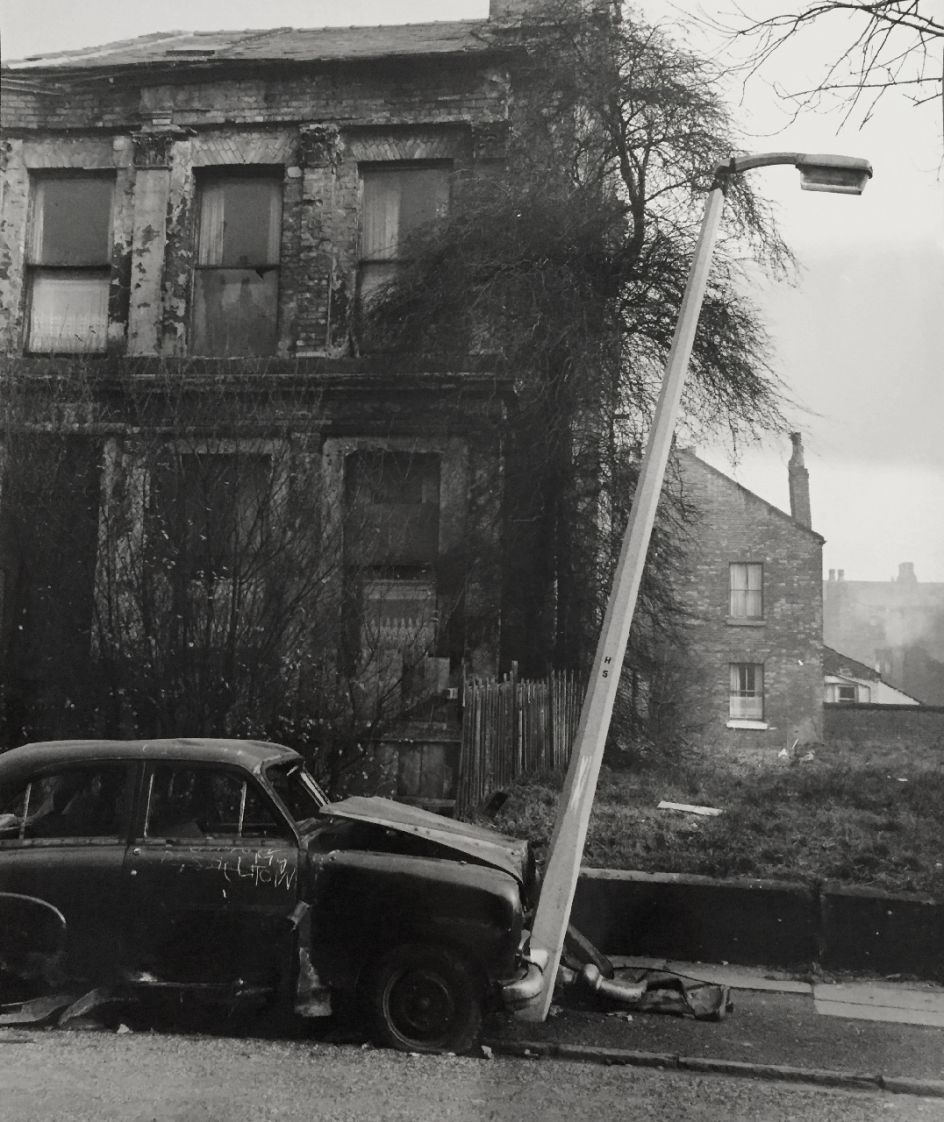 Shirley Baker, Abandoned Car 1961. Courtesy the artist estate
