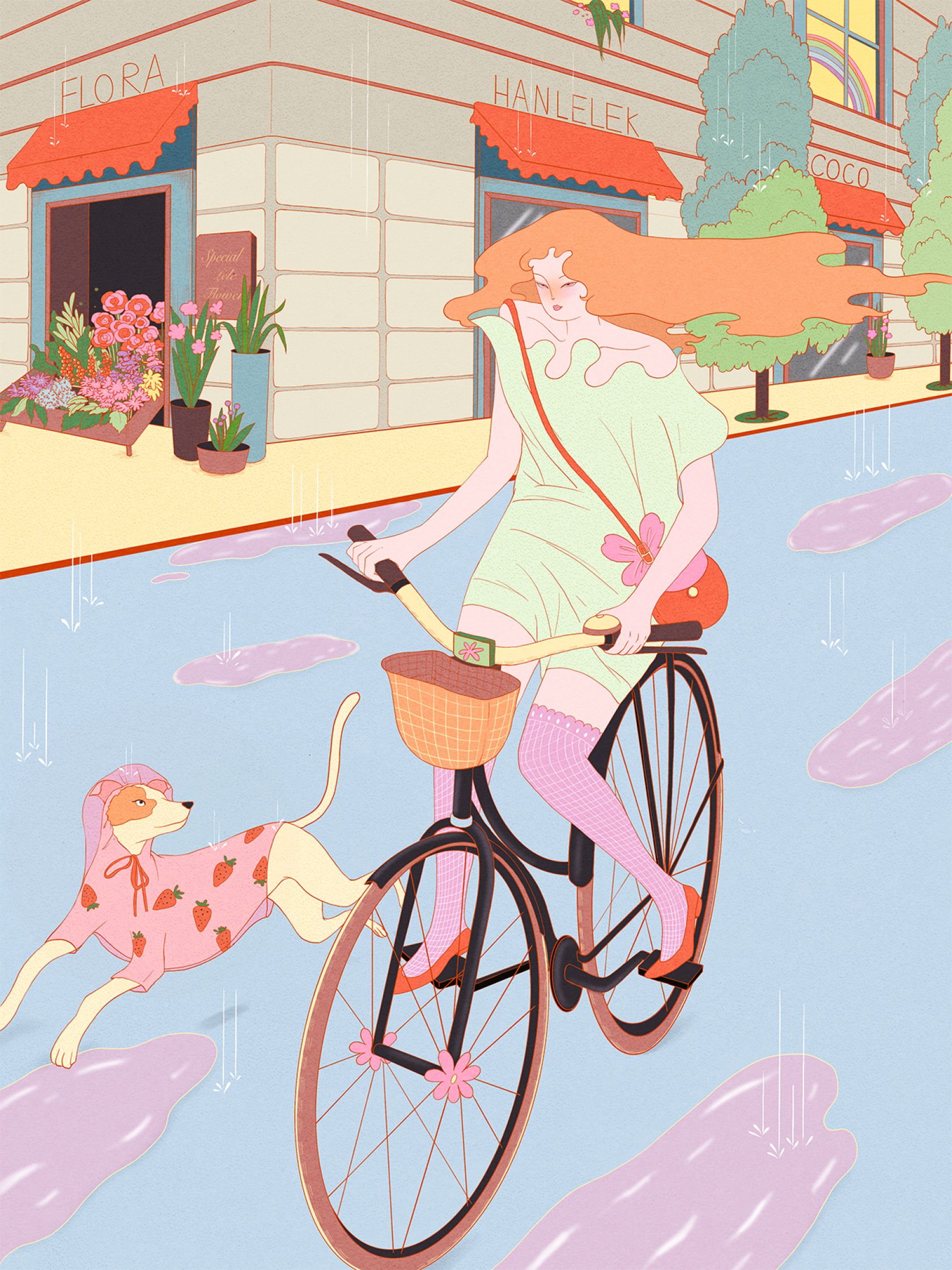 Два изображения из серии Маленькое побегство.