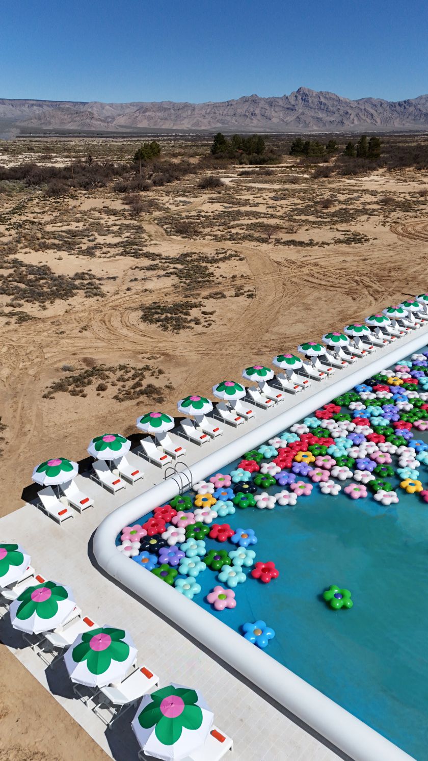 Cj Hendry's epic pool installation is an immersive homage to the glitz and glamour of Las Vegas