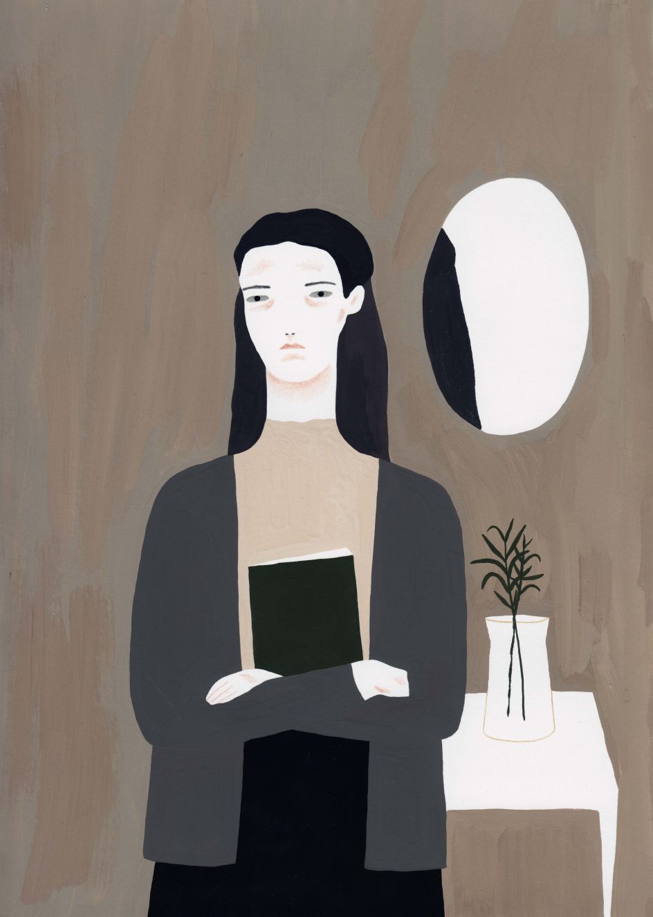 The opening image by Italian illustrator [Alessandra Genualdo](http://cargocollective.com/agenualdo), characteristically centred around a strong female figure