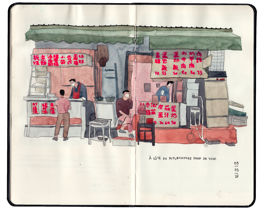 Illustrator Léon Moh-Cah on how she connected to people around the world with her sketchbook