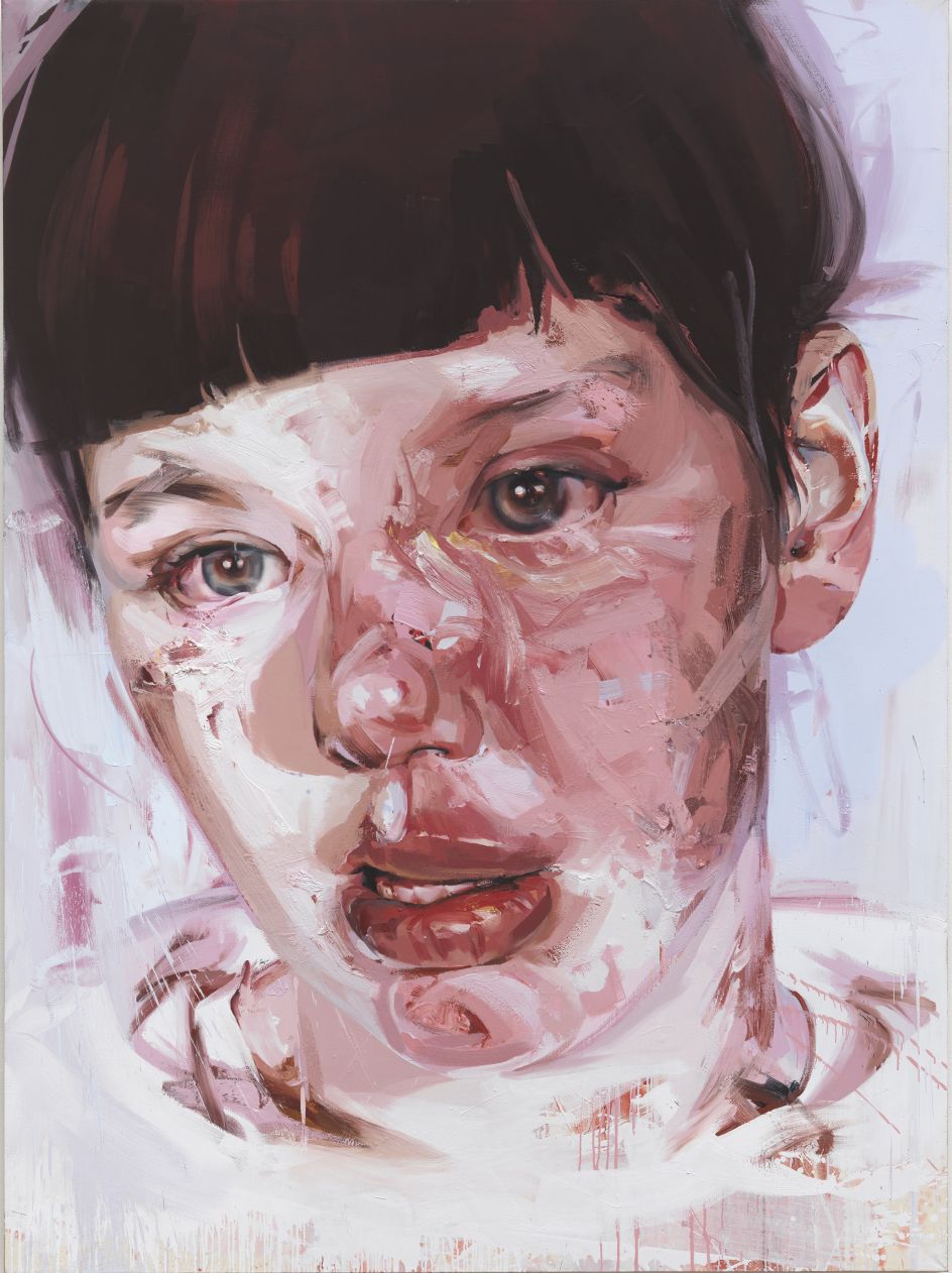 Red Stare Head IV, 2006 - 2011 Oil on canvas, 252 x 187.5cm  Private collection © Jenny Saville. Courtesy of the artist and Gagosian