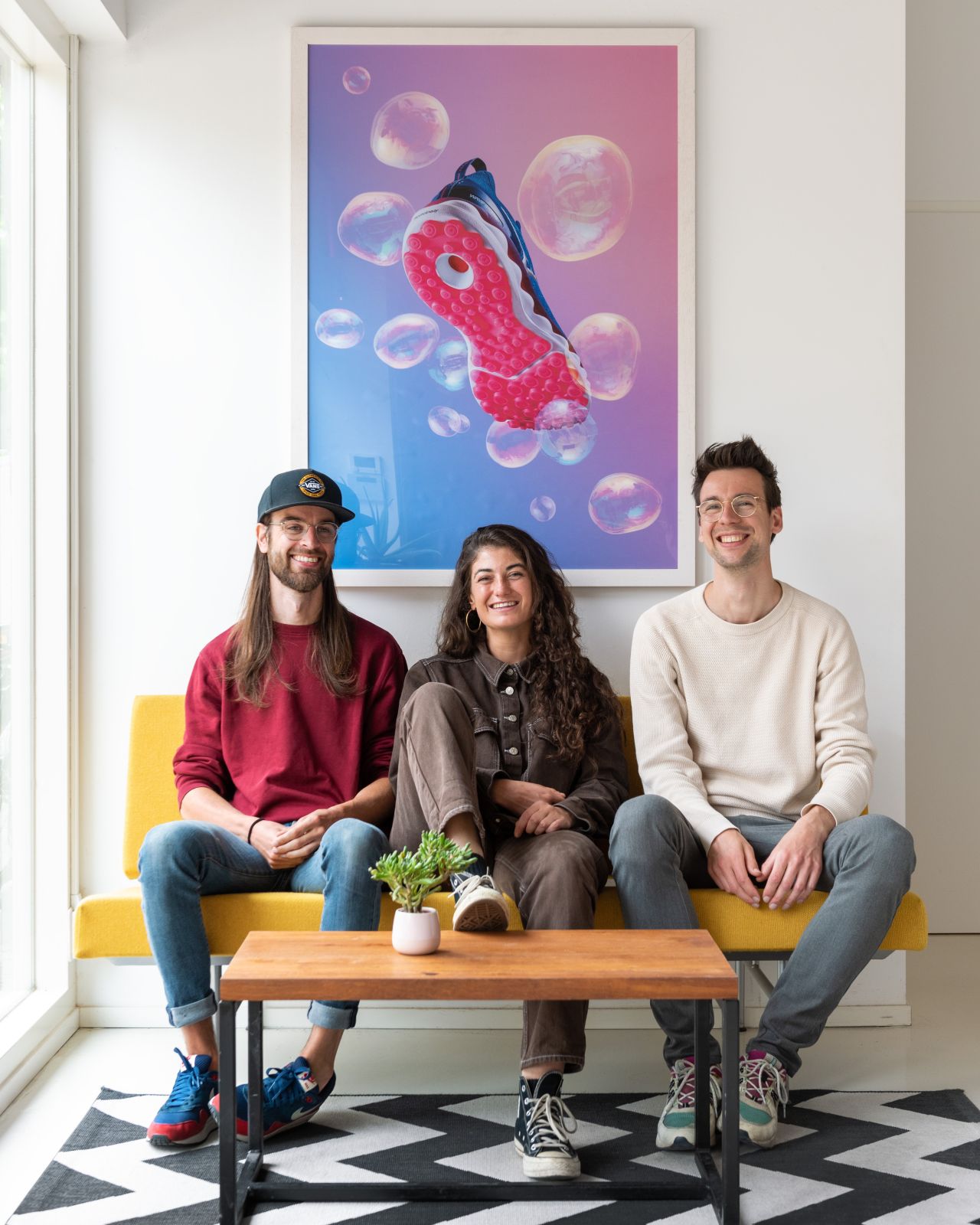 Studio Mals, Martin van der Molen on the left