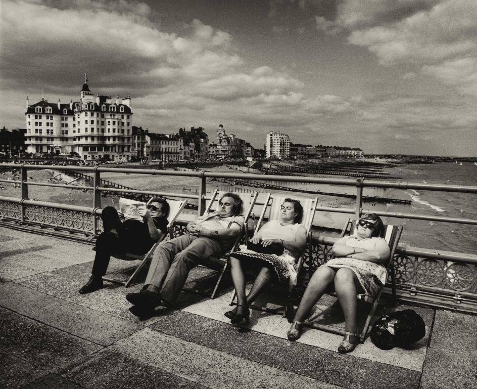 Seaside pier on the south coast, Eastbourne, UK 1970s © Don McCullin
