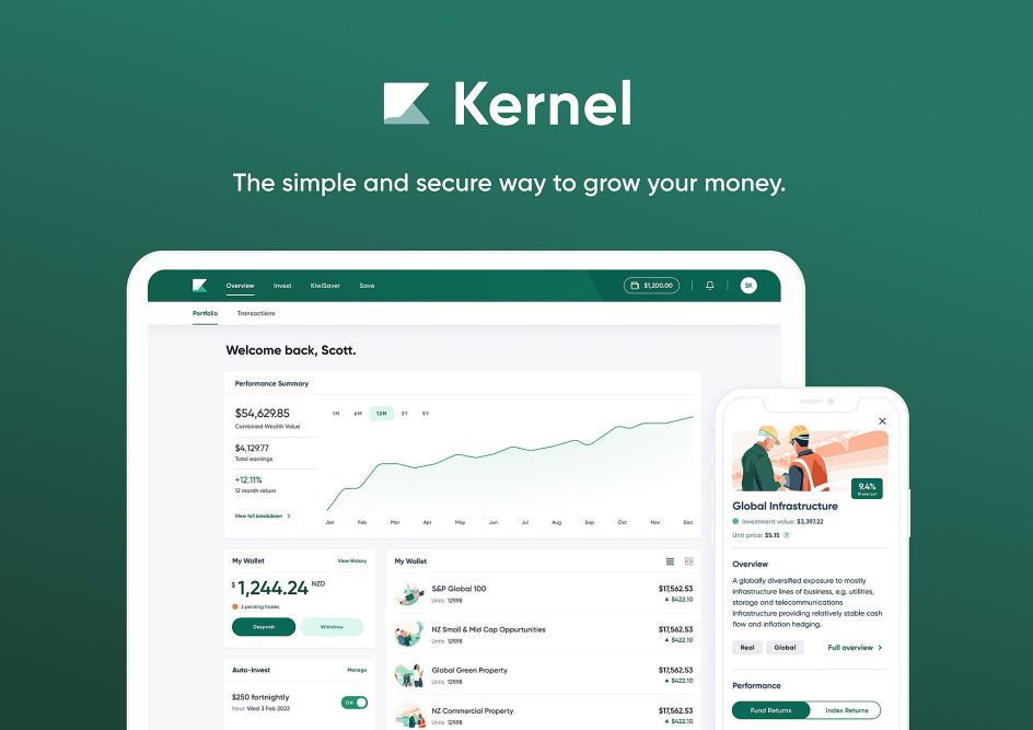 Kernel by Edition: Gold in Digital Tools and Utilities 2022 and Gold in UX, Interface & Navigation 2022