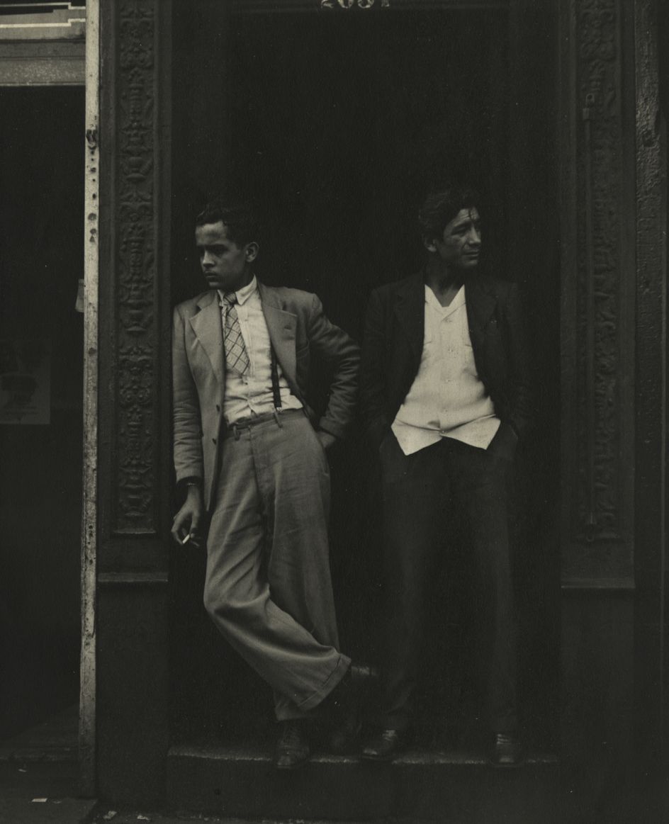 Sy Kattelson, Two Men in Doorway, 1948