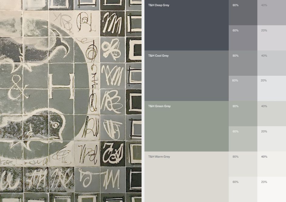 © Thames & Hudson New brand colour palette, devised by Pentagram