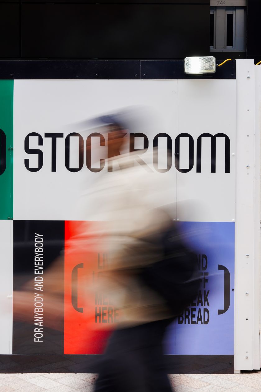 Branding for new cultural hub inspired by Brutalism and community artwork