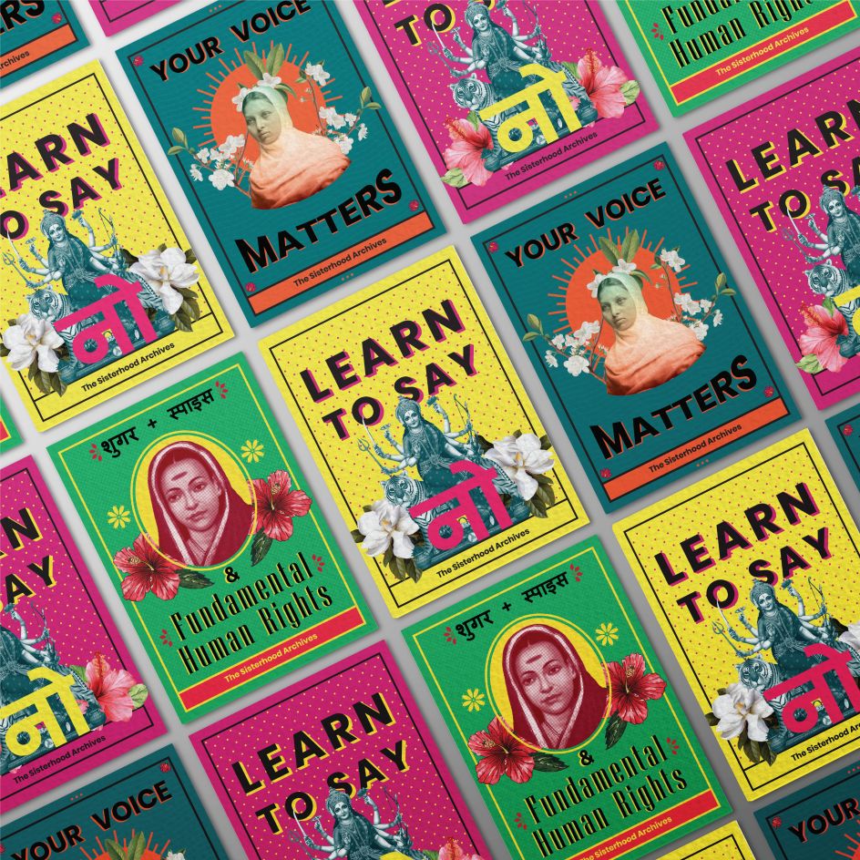 The Sisterhood Archives Postcard Series by Rucha Ghadge is Winner in Graphics and Visual Communication Design Category, 2018 - 2019