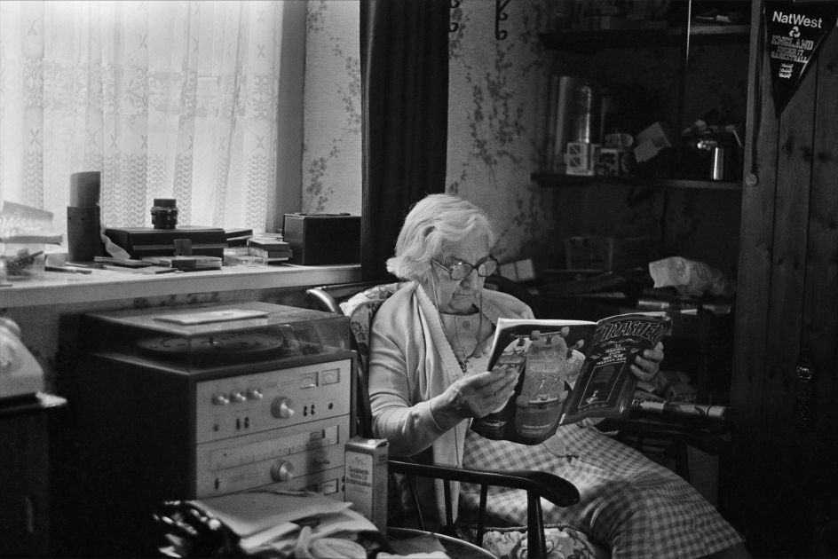 Skin Phillips, Grandma Thrasher, 1984. Swansea