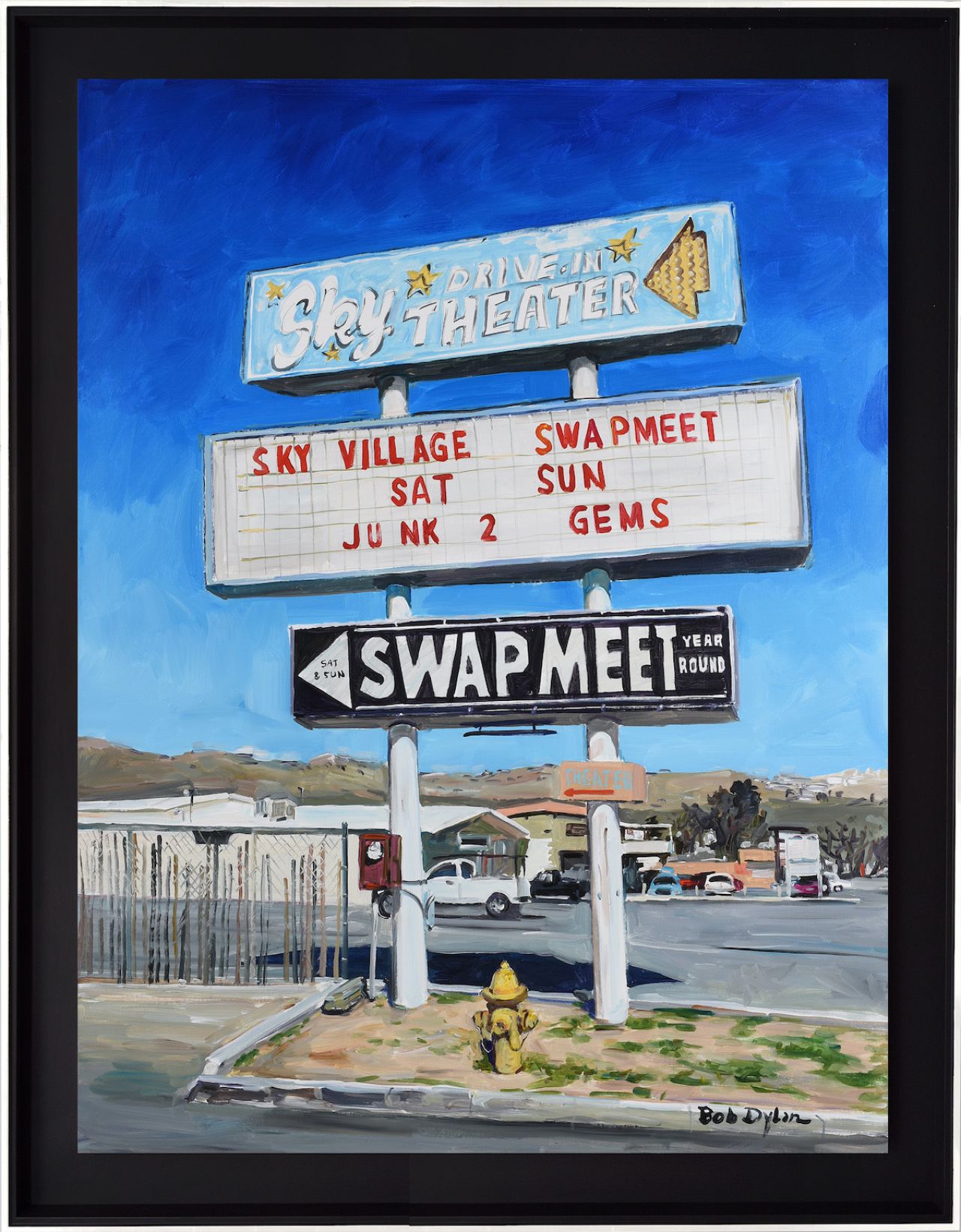 Bob Dylan, Abandoned Drive-In, Yucca Valley, 2017