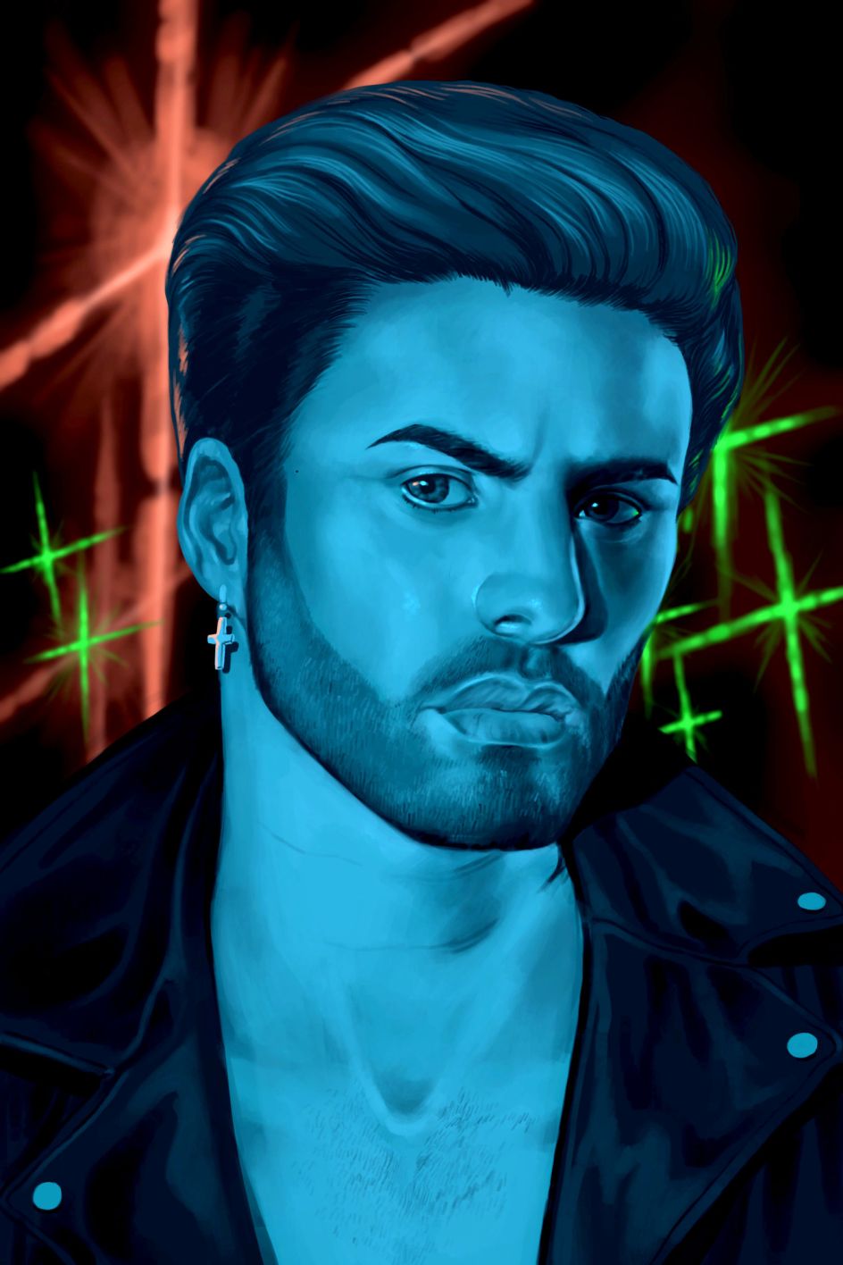 George Michael, from Queer icons series