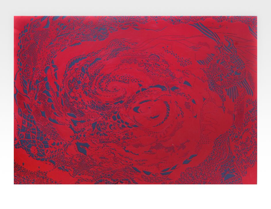 Frances Gallardo (Puerto Rican, b. 1984) Carmen, 2011 Cut paper, collage Private Collection, Miami, FL © Frances Gallardo