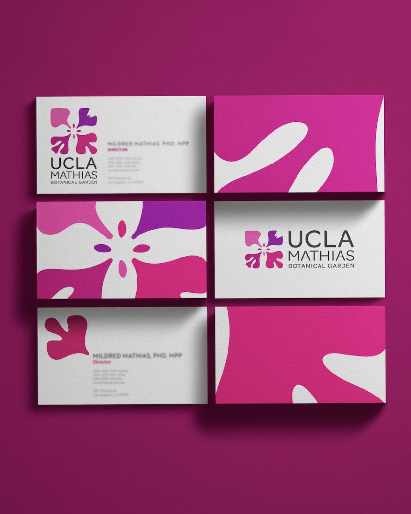 Native California flower informs UCLA Mathias Botanical Garden identity