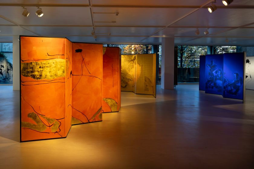 Exhibition view, WHISPERS OF JAPAN – Luciano Castelli, Kulturstiftung Basel H. Geiger, 2025 Photo: Kulturstiftung Basel H. Geiger | KBH.G