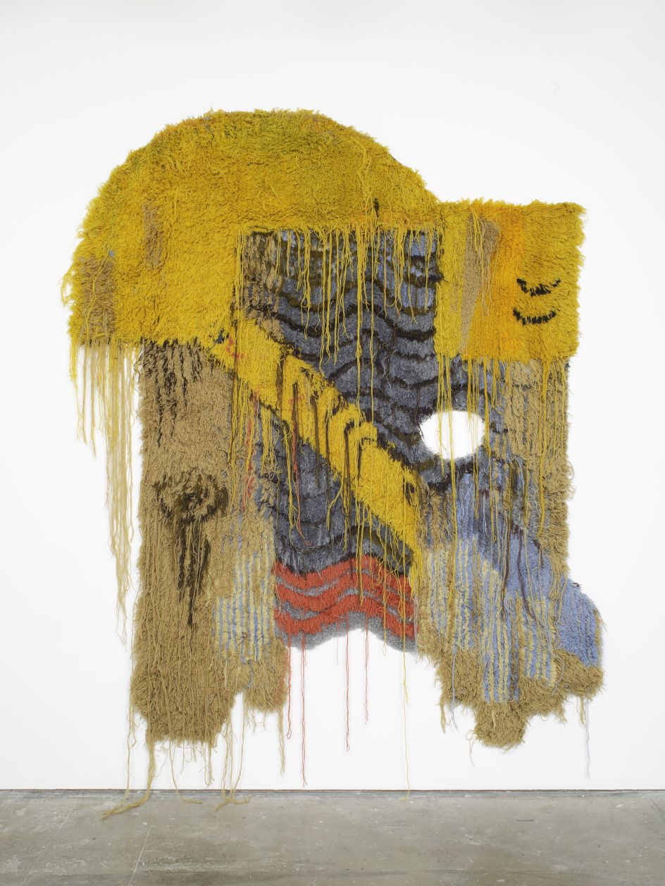 Caronline Achaintre, Mad Cap (2017), Hand Tufted Wool, 270x204cm