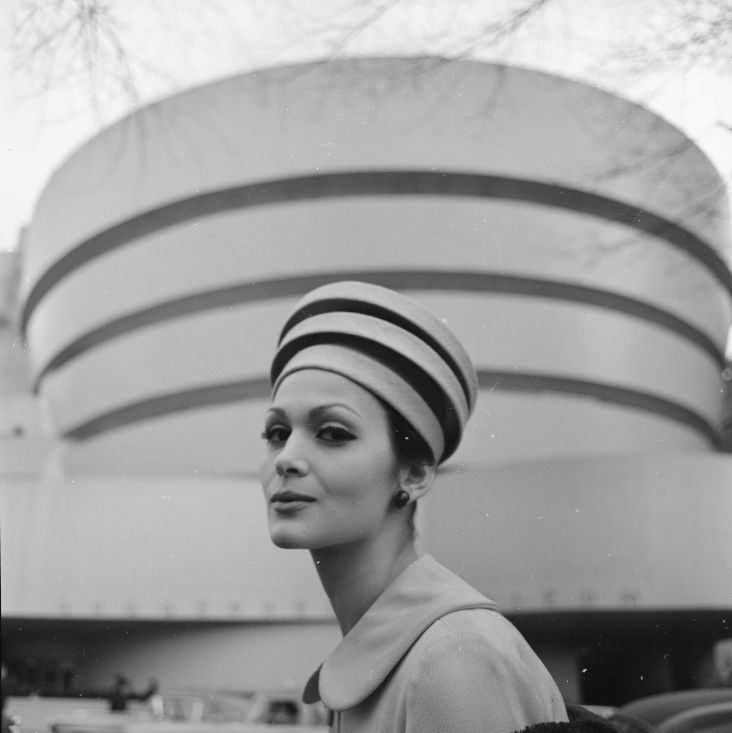 Michael A. "Tony" Vaccaro. Architectural hats, 1960. (From the Library of Congress, Prints & Photographs Division)