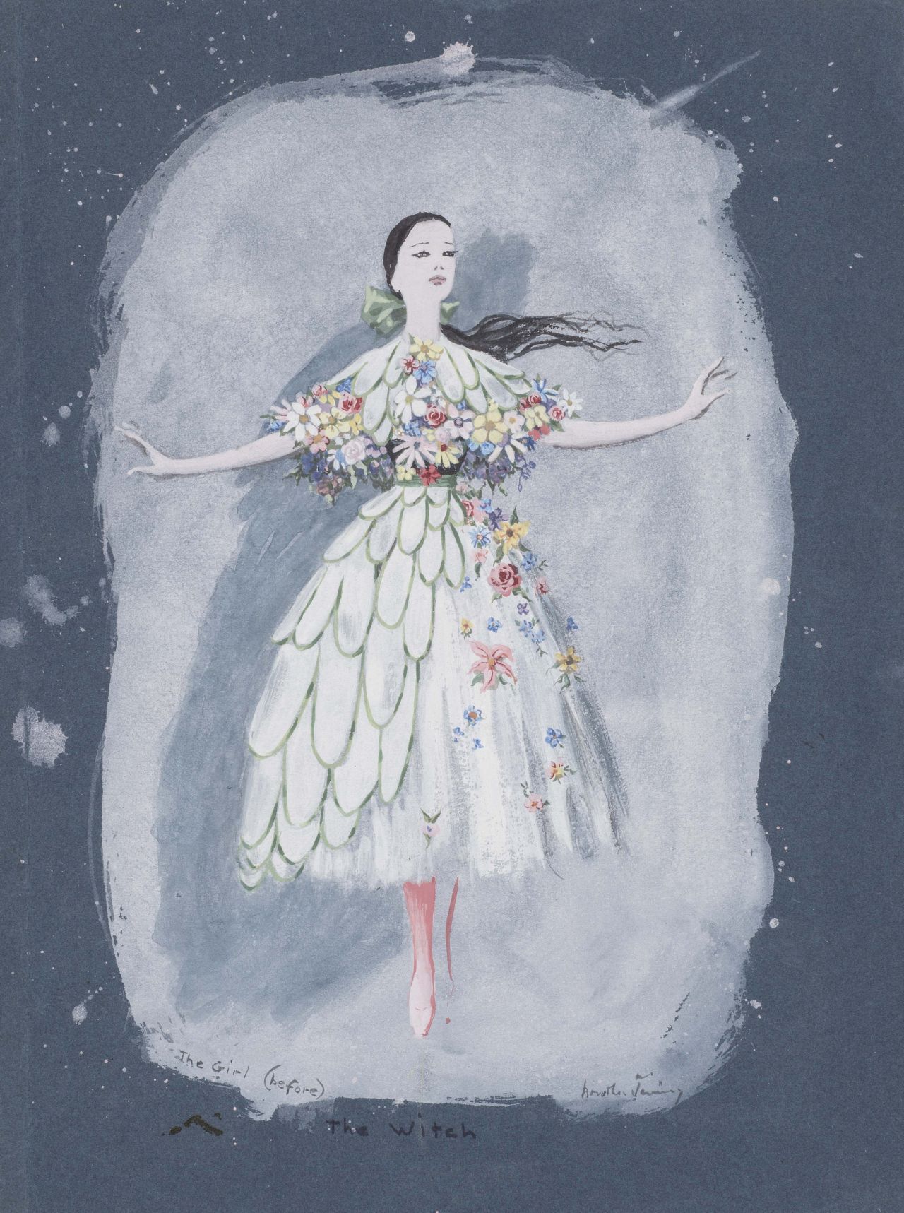 ‘The Girl’. Costume design for The Witch, a ballet by John Cranko, 1950 © DACS, 2018