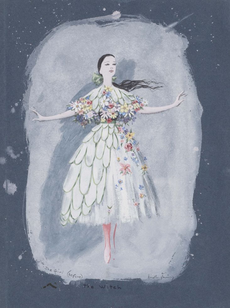 ‘The Girl’. Costume design for The Witch, a ballet by John Cranko, 1950 © DACS, 2018 