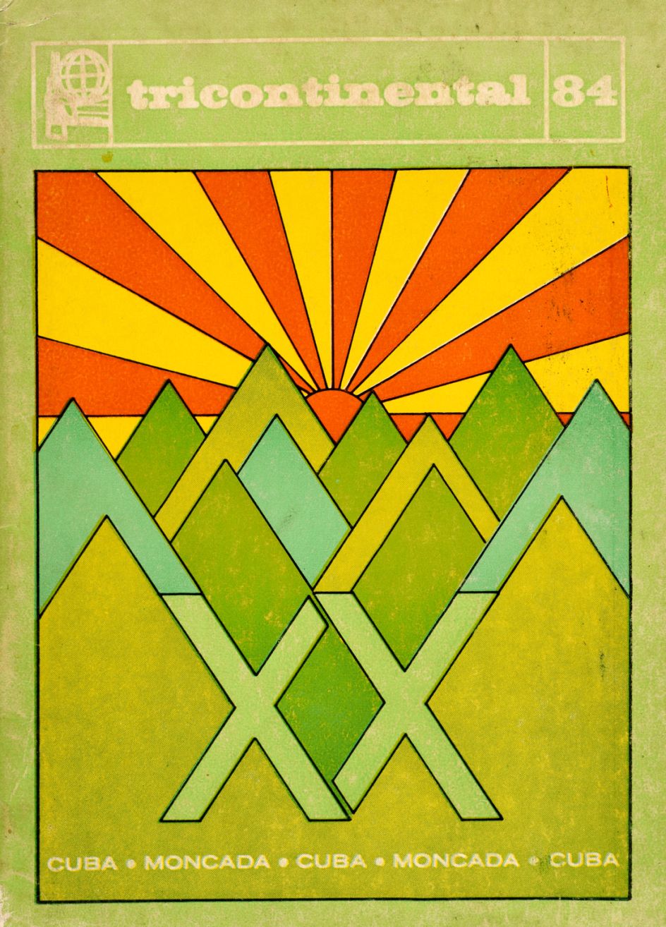 Cover, Tricontinental 84, 1973, OSPAAAL, The Mike Stanfield Collection
