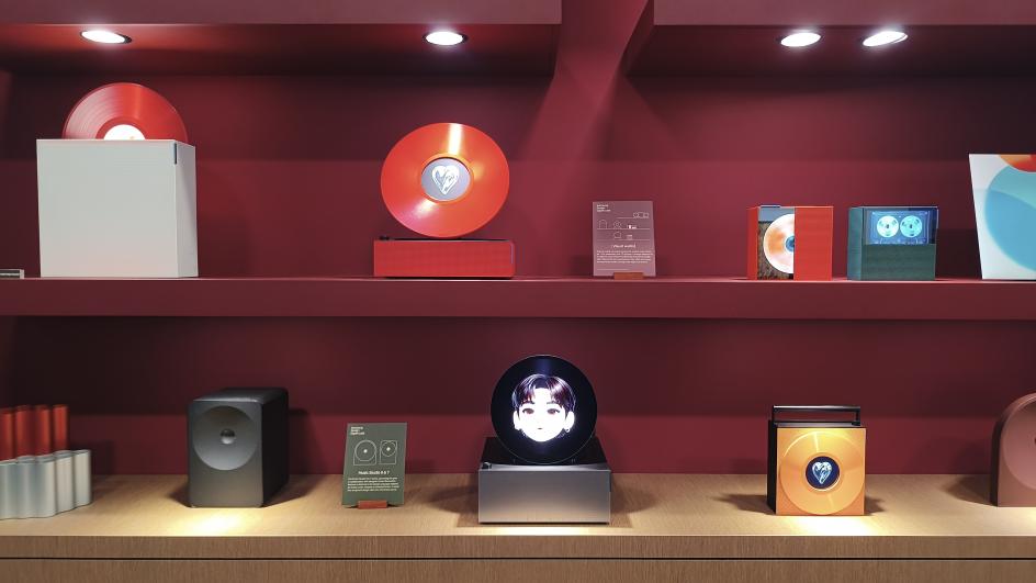 A range of concept designs, where diverse music translates analogue emotion into a cohesive digital experience