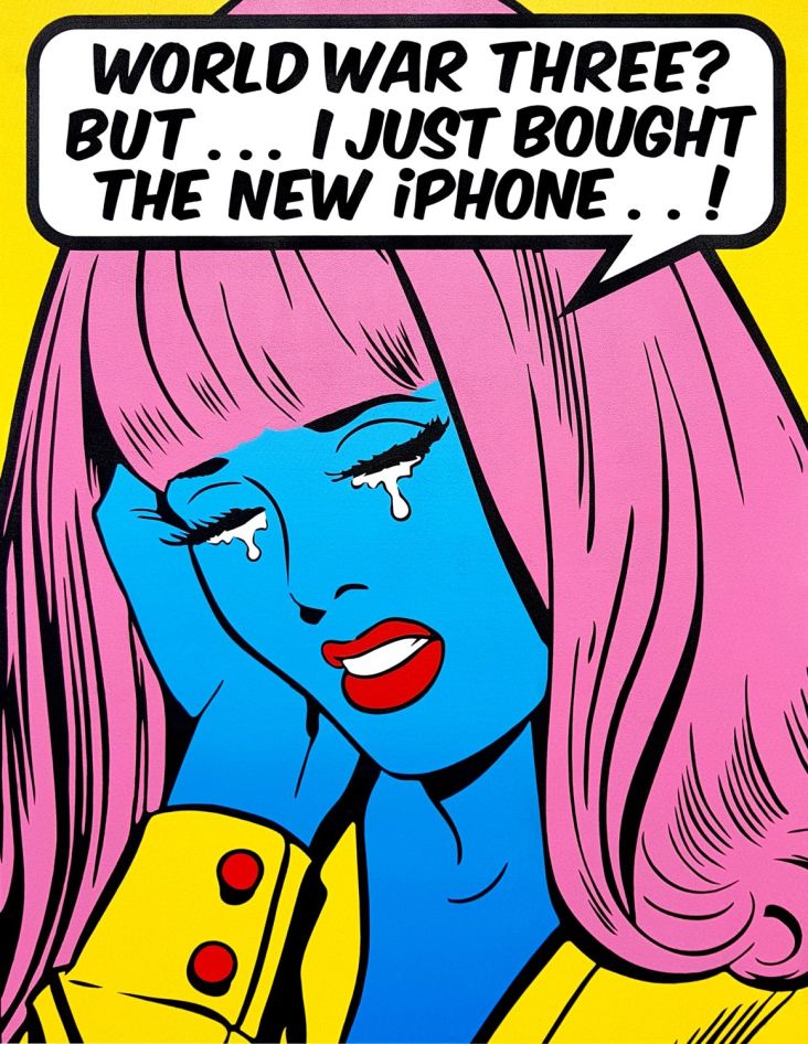 'WW3 (blue Gradient)' by Ben Frost