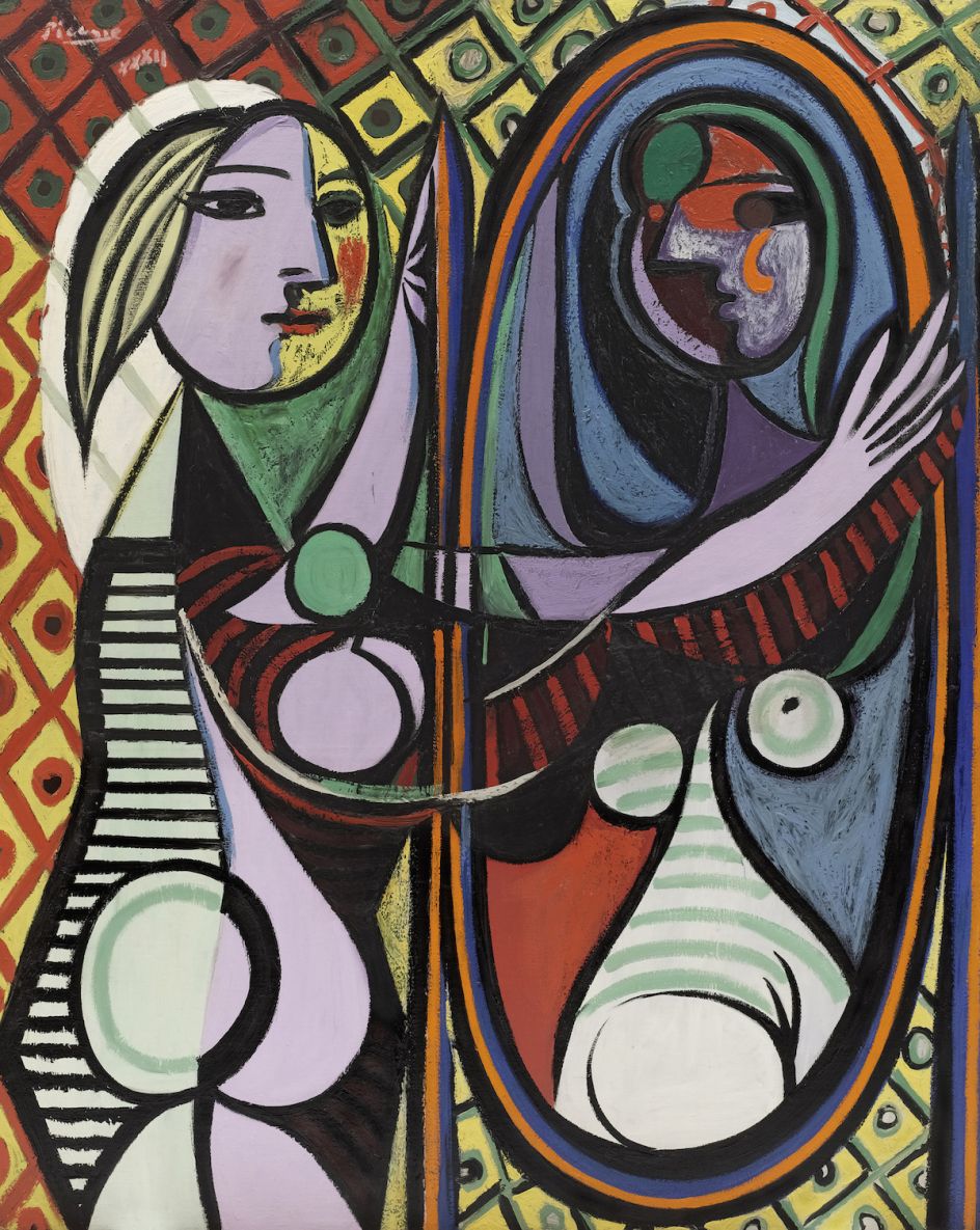 Pablo Picasso Girl before a Mirror (Jeune fille devant un miroir) 1932 Oil paint on canvas 1623 x 1302 mm The Museum of Modern Art, New York. Gift of Mrs. Simon Guggenheim 1937 © Succession Picasso/ DACS London, 2017