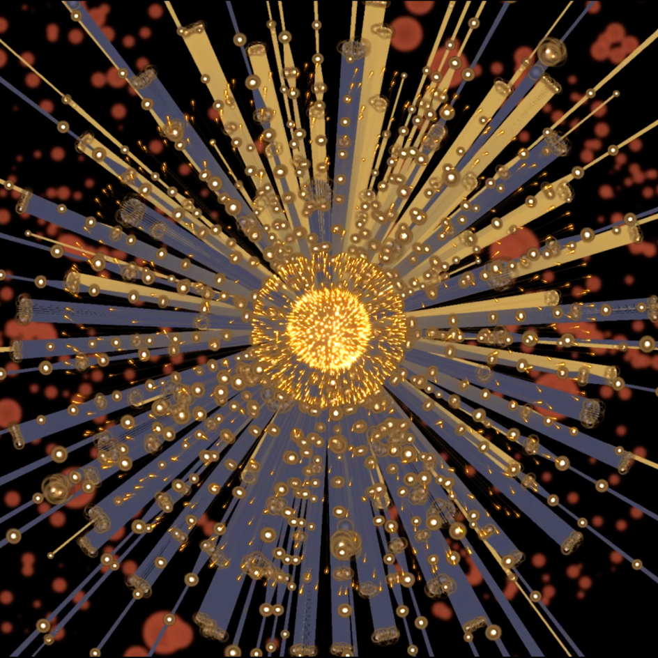 Cosmic Bloom (2022), work in progress. All images courtesy of Leo Villarreal.